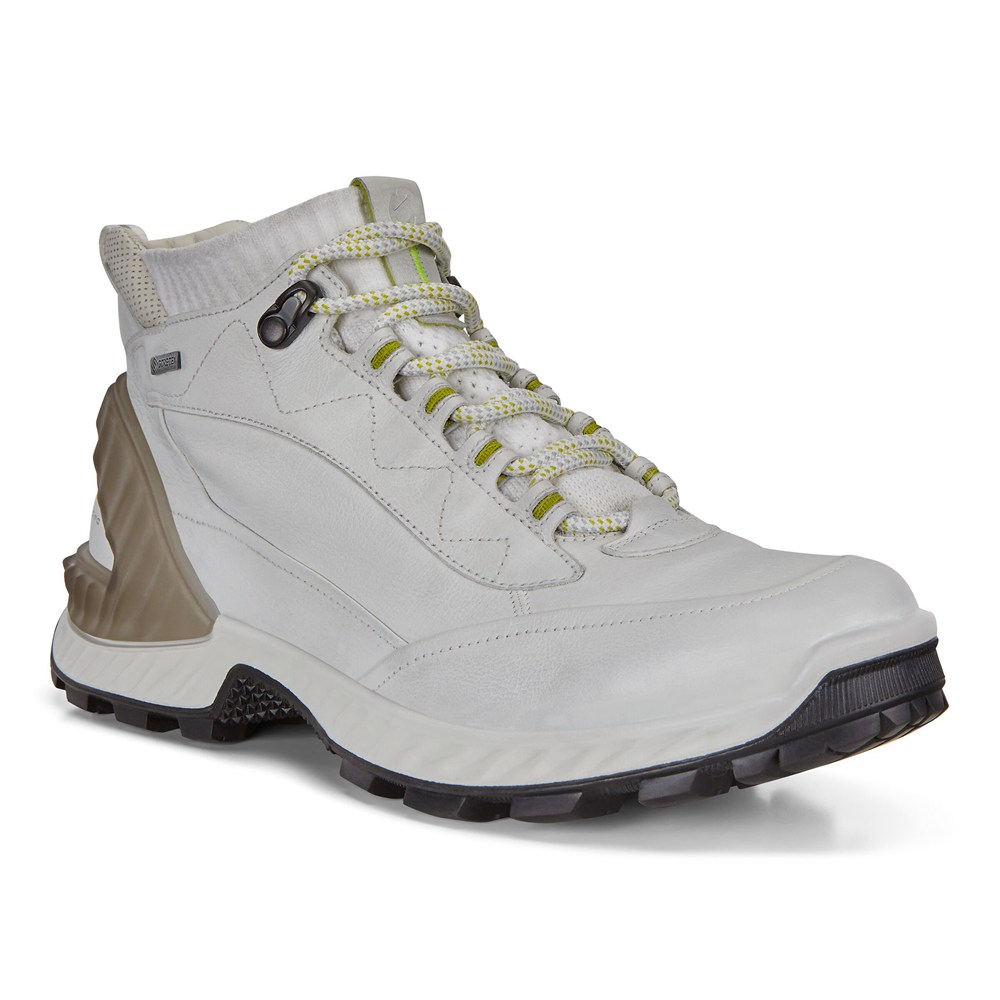 Tenis De Montaña Mujer - ECCO Exohike Mid Gtx - Blancos - RTV317549